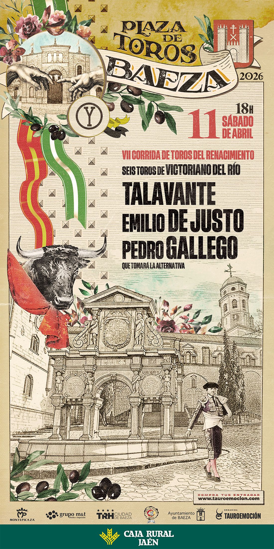 Tradicional corrida del Renacimiento en Baeza