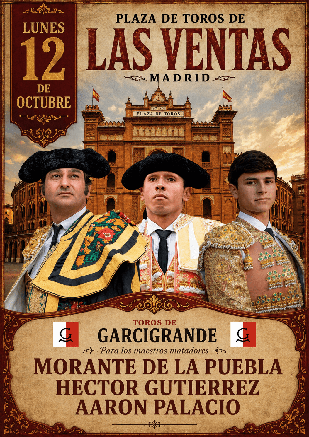 Toros Madrid dia de La Hispanidad 