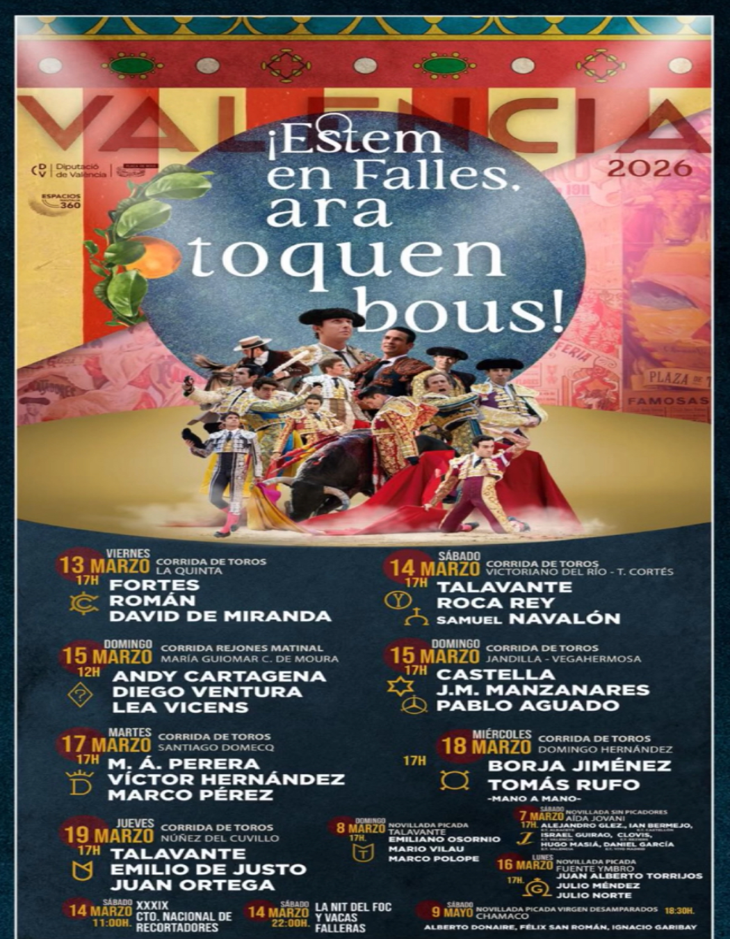 Feria de Fallas Valencia 2026