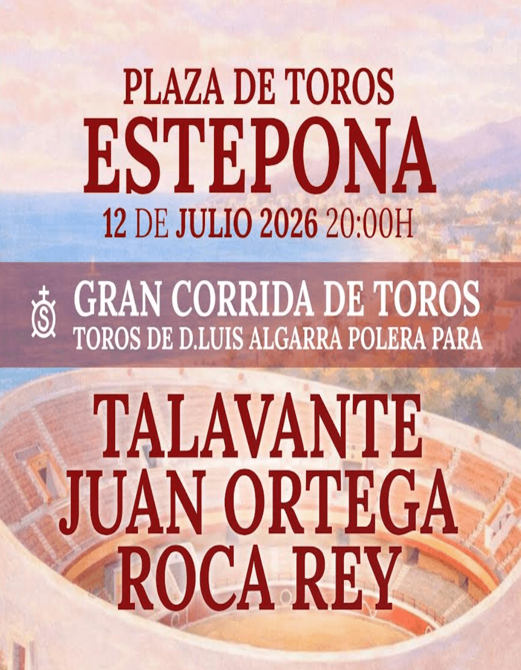 Tradicional corrida de toros en Estepona 2026