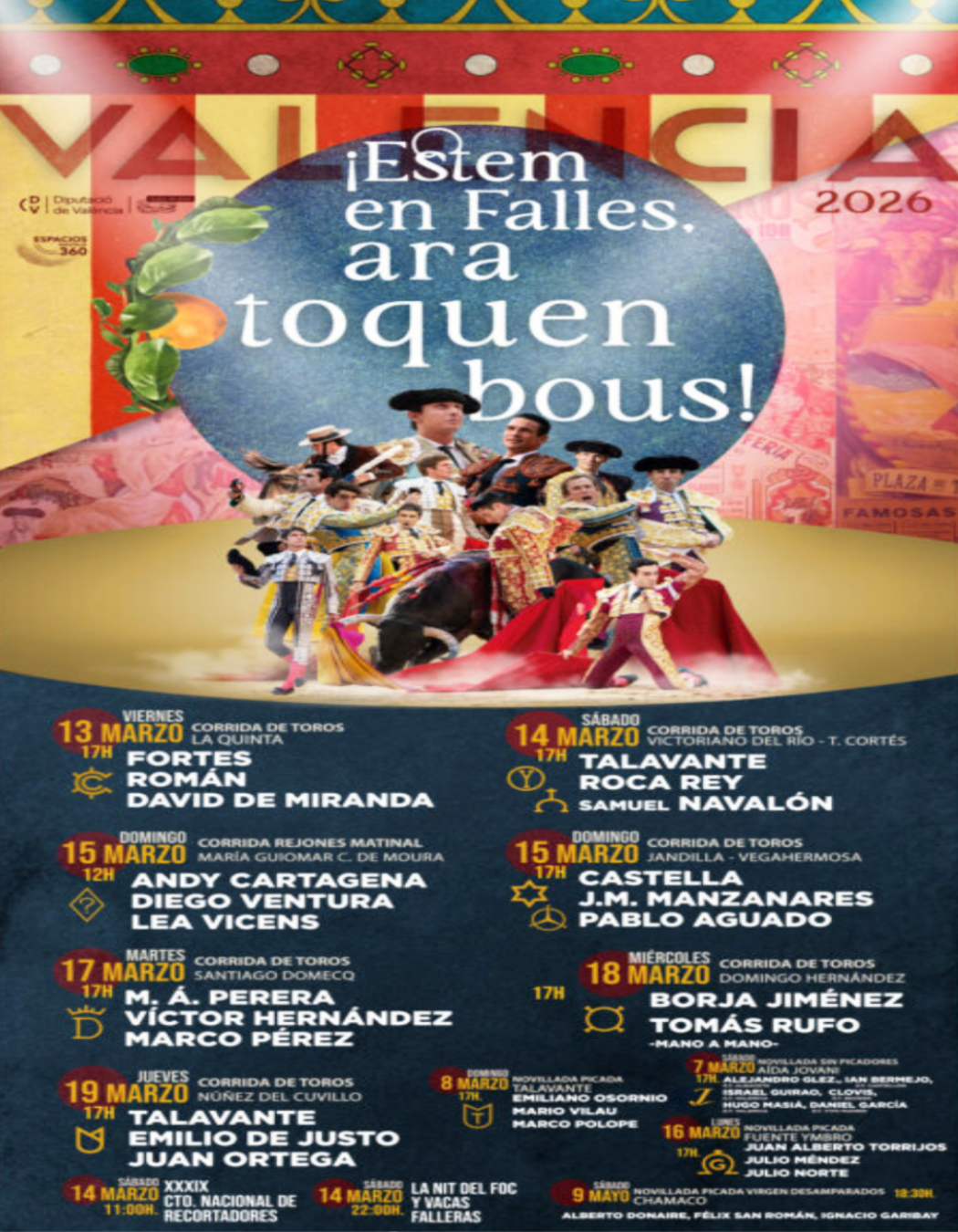 Feria de Fallas Valencia 2026