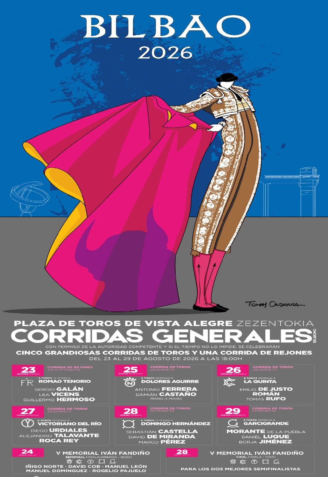 Feria taurina Aste Nagusia 2026