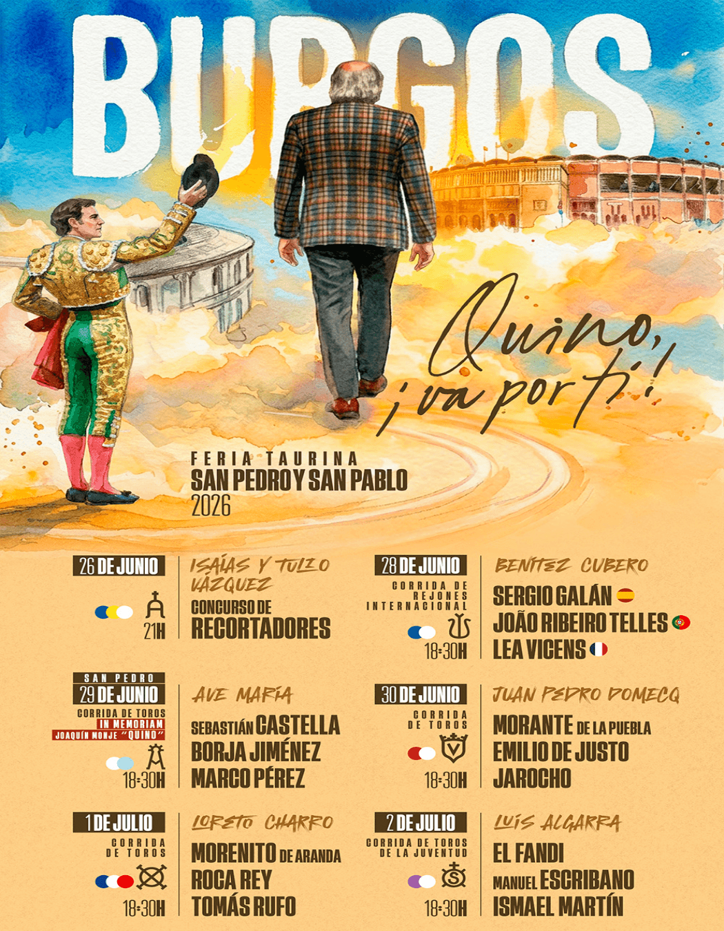 Feria taurina de San Pedro en Burgos