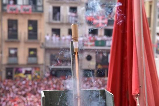 ¡Viva San Fermín! Pamplona entra en ebullición con el chupinazo!