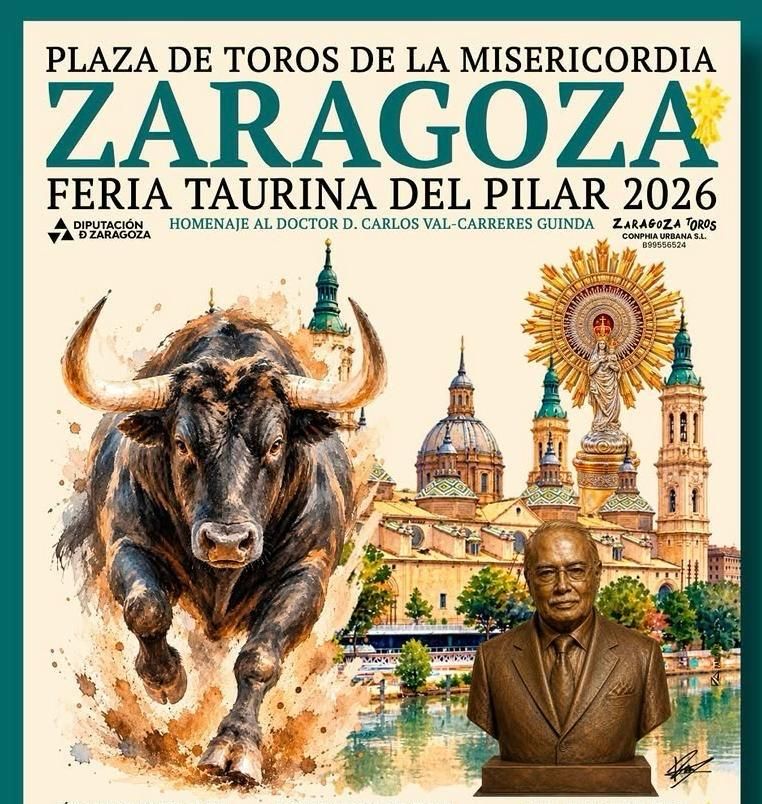 Zaragoza presenta una Feria del Pilar de figuras, doblete de Morante y variedad ganadera en homenaje al doctor Val-Carreres